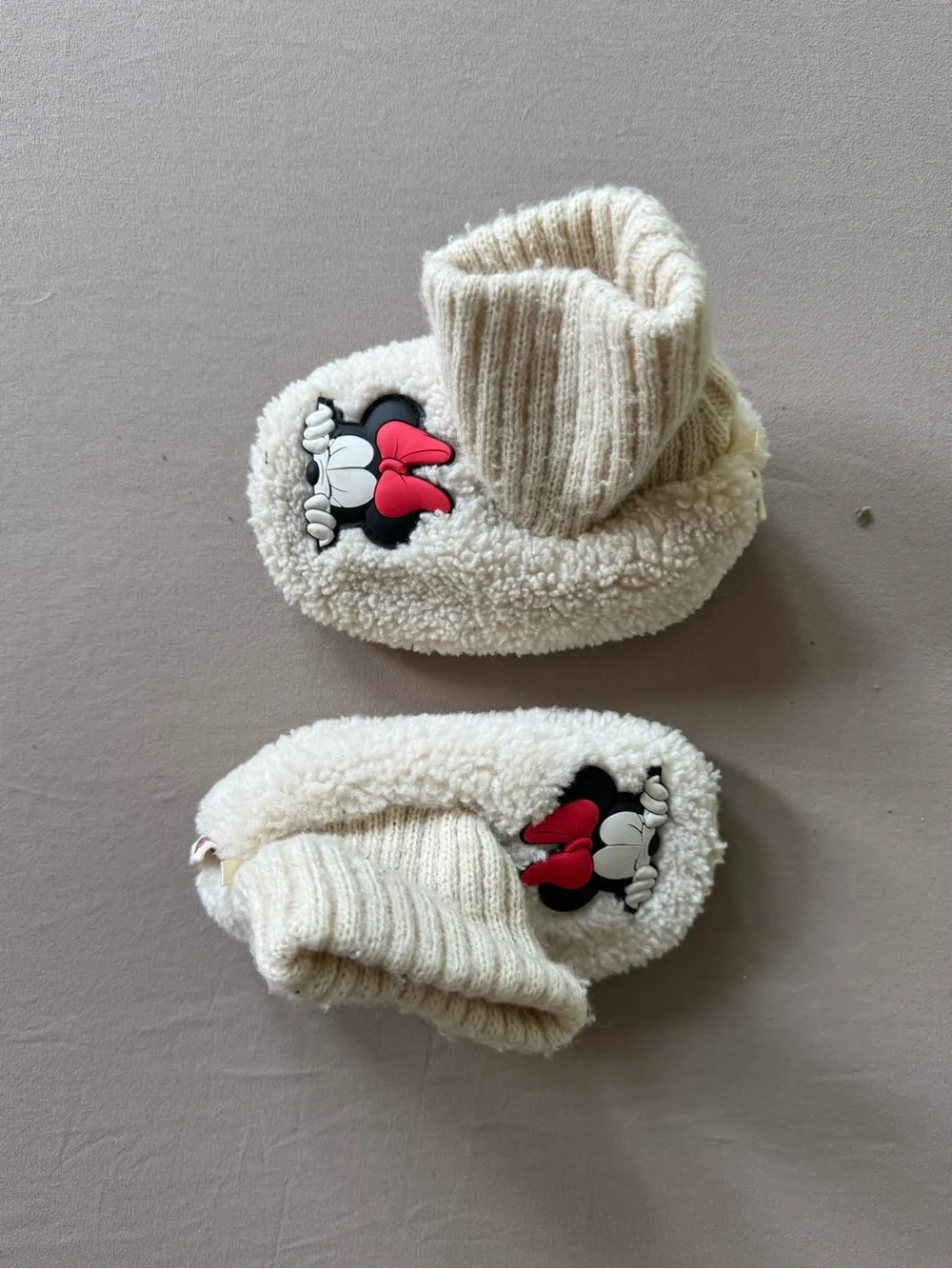 Zara X Disney Baby Minnie Mouse Fluffy Home Slippers